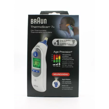 Braun ThermoScan 7+ Thermomètre Auriculaire - Univers Pharmacie