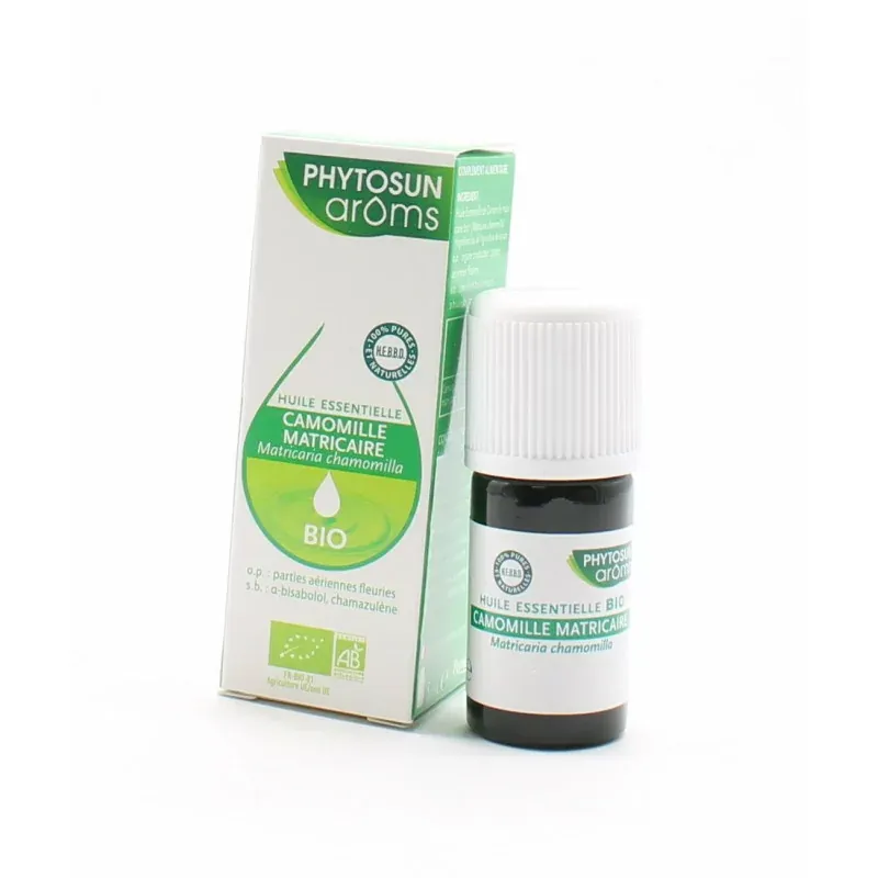 Phytosun Aroms Huile Essentielle Bio Camomille Matricaire 5ml - Univers Pharmacie