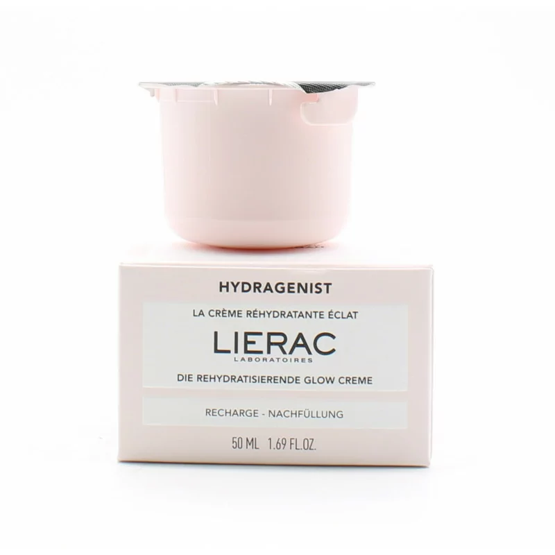 Lierac Hydragenist Crème Réhydratante Eclat Recharge 50ml - Univers Pharmacie