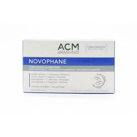 Novophane Cheveux et Ongles 60 gélules - Univers Pharmacie