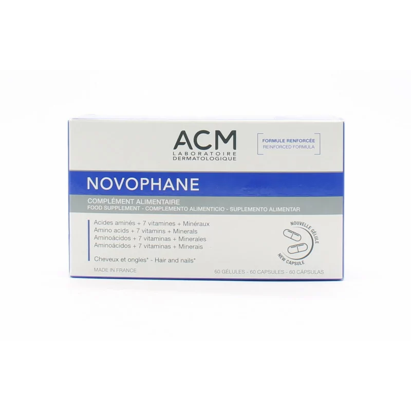 Novophane Cheveux et Ongles 60 gélules - Univers Pharmacie