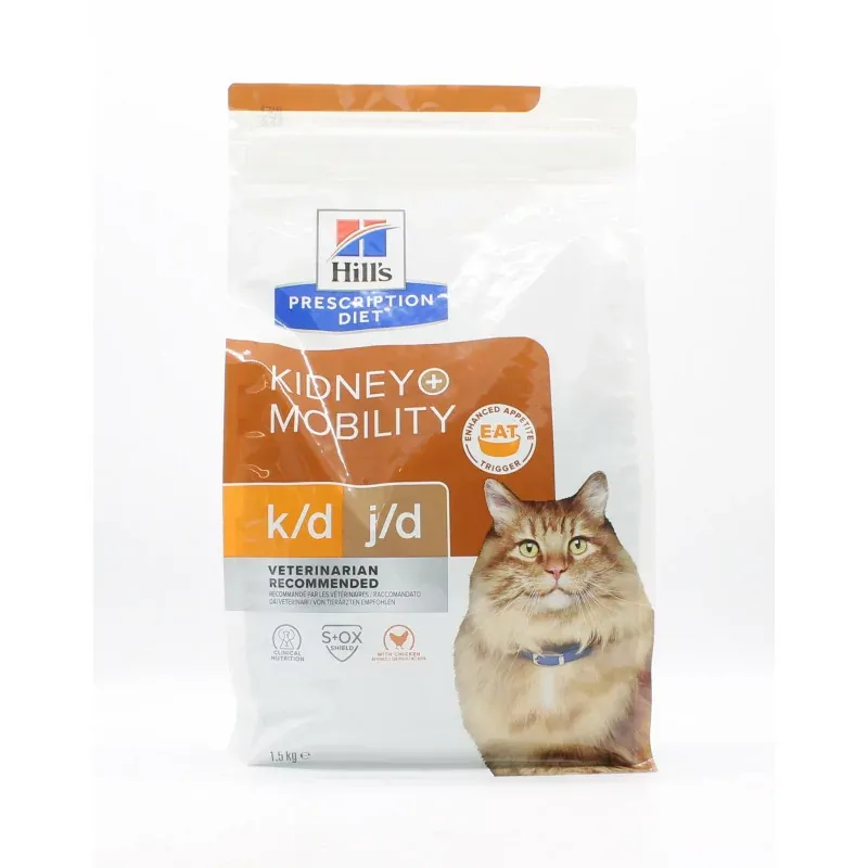 Croquettes Hill's Prescription Diet Féline Joint Care j/d 1,5kg