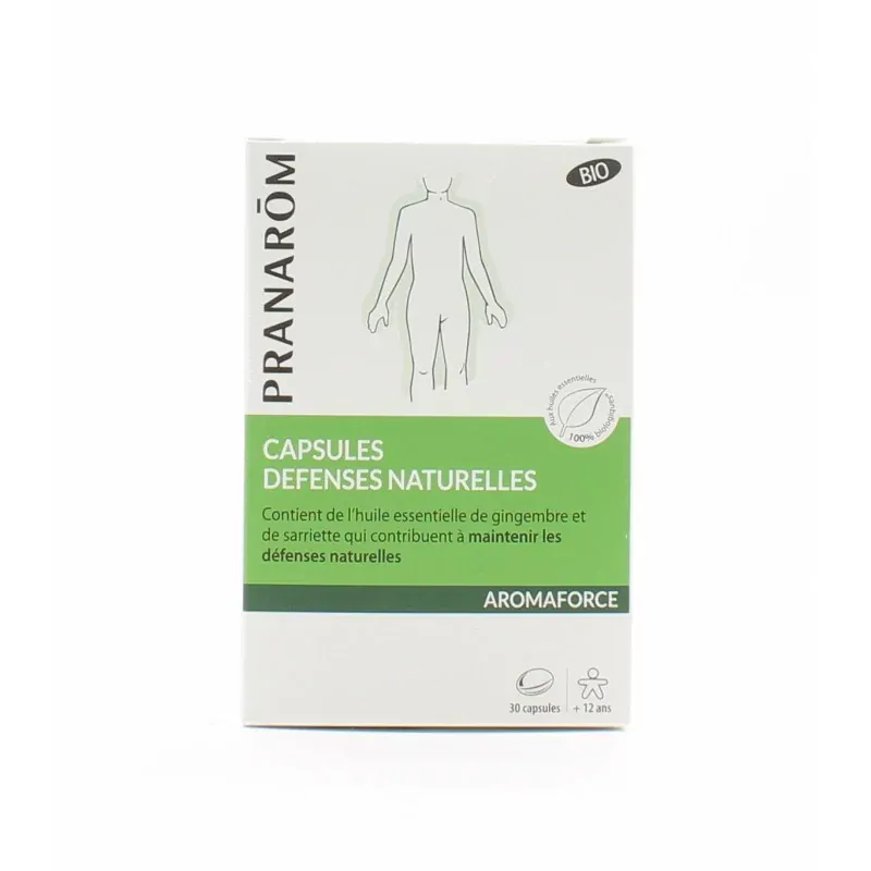 Pranarom Bio Aromaforce Capsules Défenses Naturelles 30 capsules - Univers Pharmacie