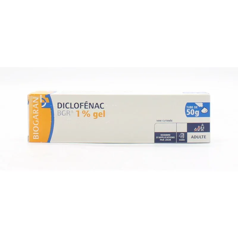 Diclofénac Biogaran 1% Gel 50g - Univers Pharmacie