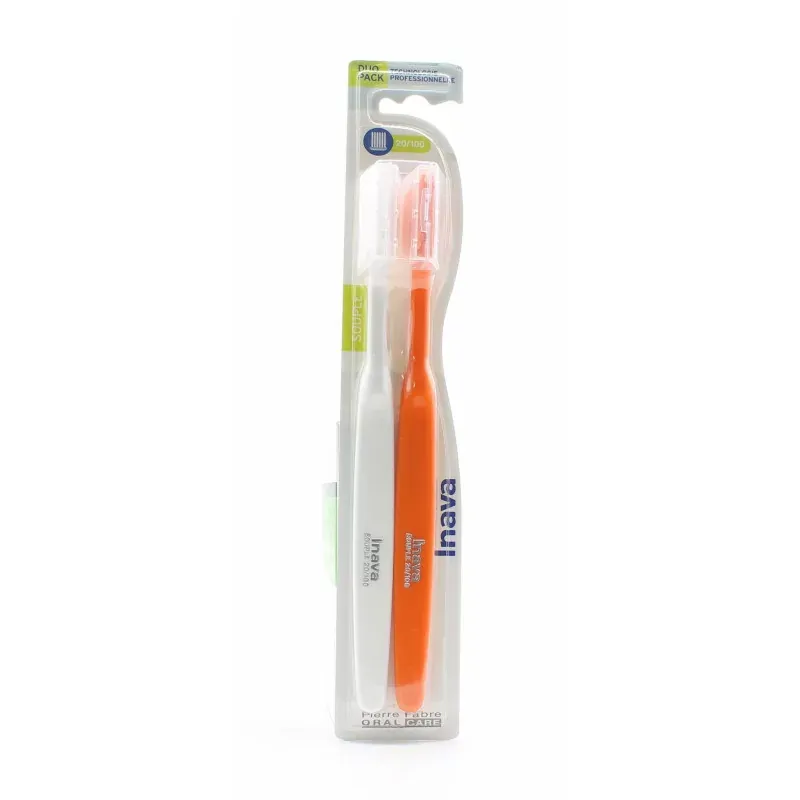 Inava Brosse à Dents Souple 20/100 Duo Pack