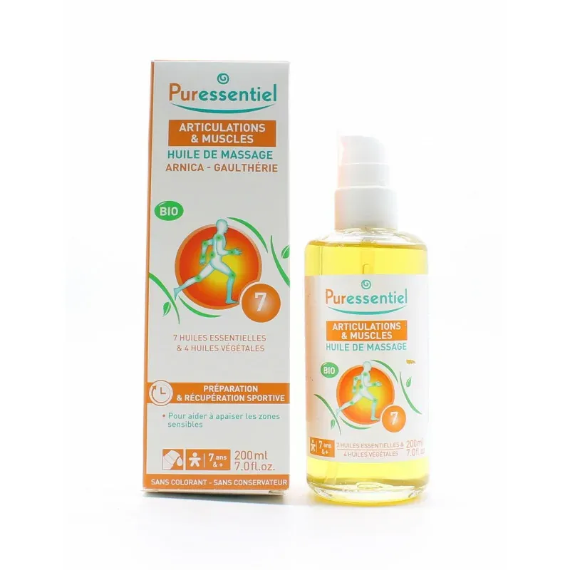 Puressentiel Articulations & Muscles Huile de Massage 200ml
