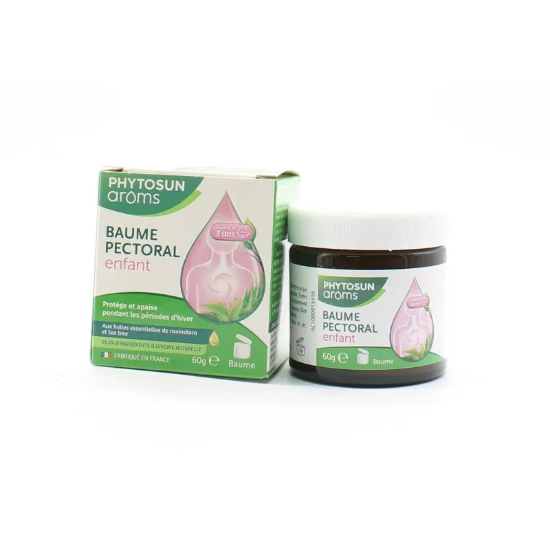 Phytosun Arôms Baume Pectoral Enfant 60g Phytosun Arôms Baume Pectoral Enfant 60g