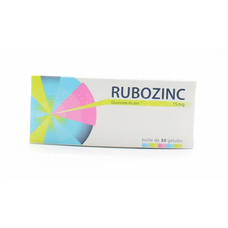 Rubozinc 15mg 30 gélules