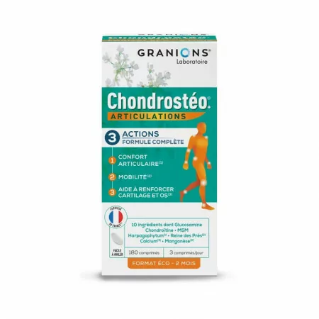 Granions Chondrostéo Articulations 180 comprimés - Univers Pharmacie