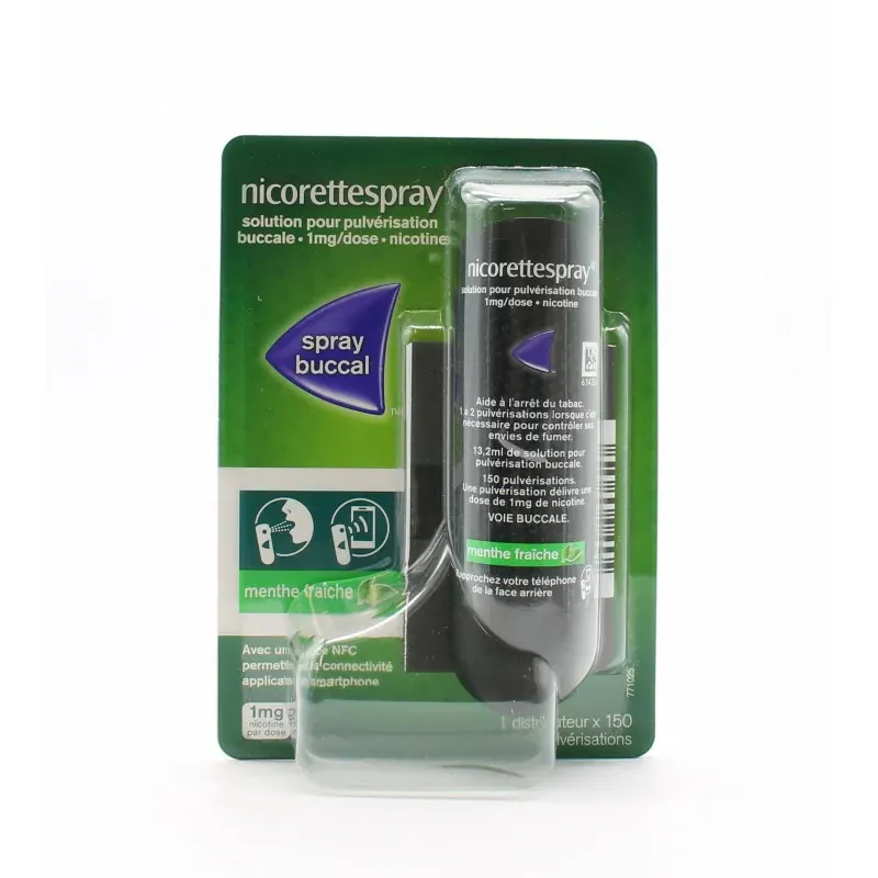 NicoretteSpray Solution pour Pulvérisation Buccale 1mg/dose 13,2ml - Univers Pharmacie