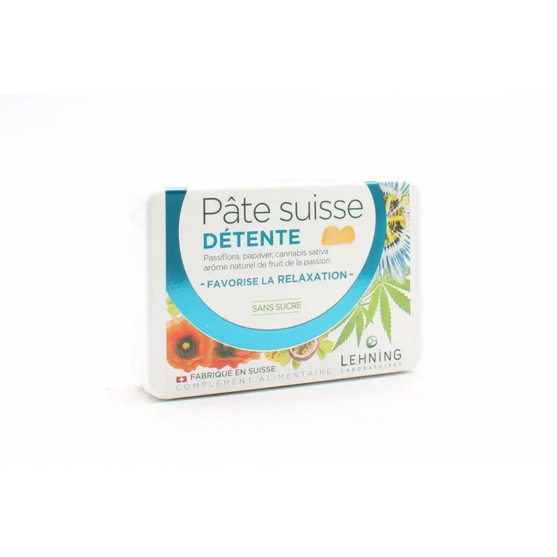 Lehning Pâte Suisse Détente 50g - Univers Pharmacie