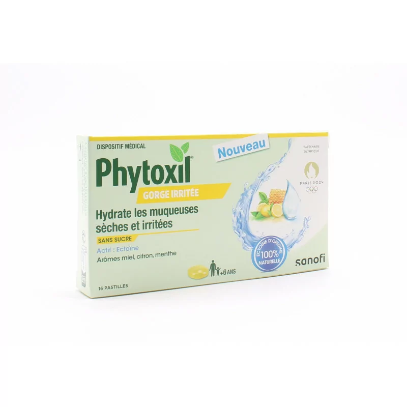 Phytoxil Gorge Irritée 16 pastilles sans sucres - Univers Pharmacie