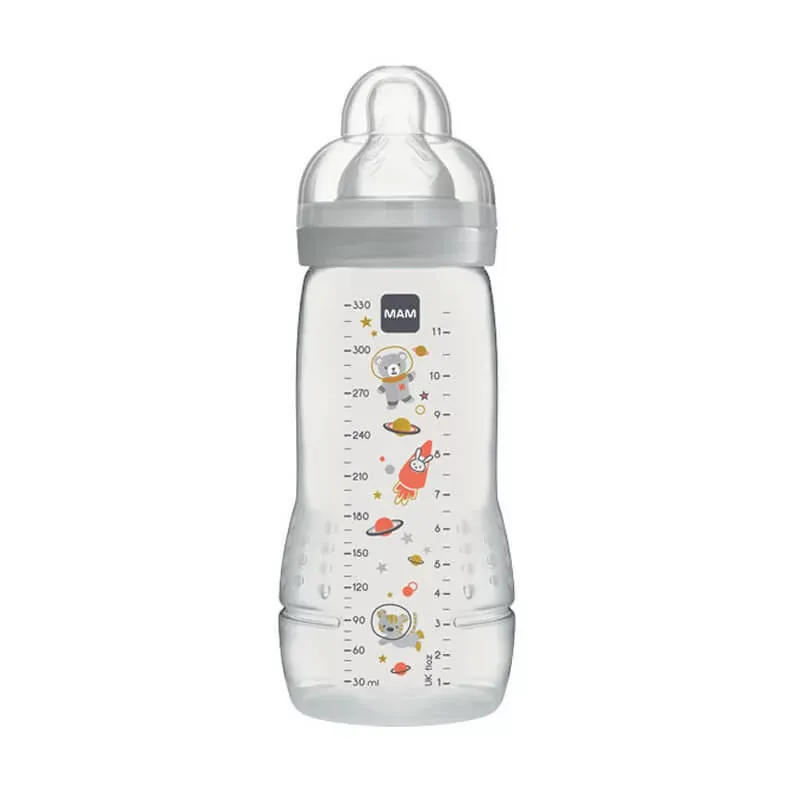 MAM Biberon Easy Active 2ème Âge 330ml - Univers Pharmacie