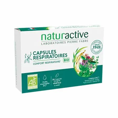 Naturactive Capsules Respiratoires 30 capsules - Univers Pharmacie