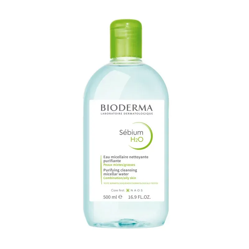 Bioderma Sébium H2O Eau Micellaire Nettoyante Purifiante 500ml