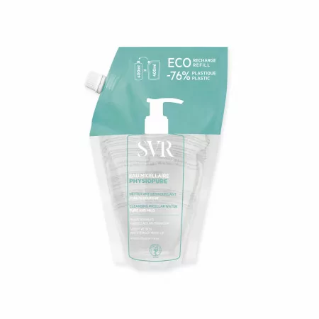 SVR Physiopure Eau Micellaire Ecorecharge 400ml - Univers Pharmacie