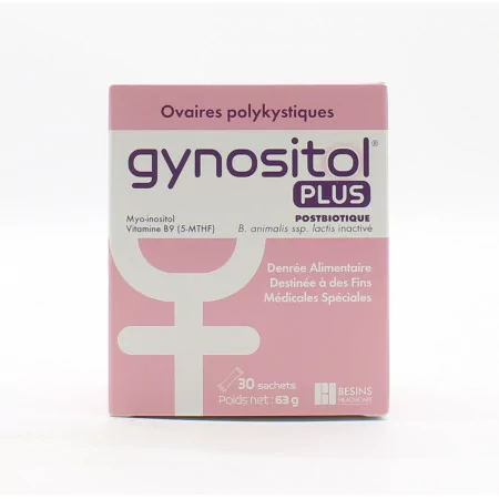 Gynositol Plus Postbiotique 30 sachets - Univers Pharmacie