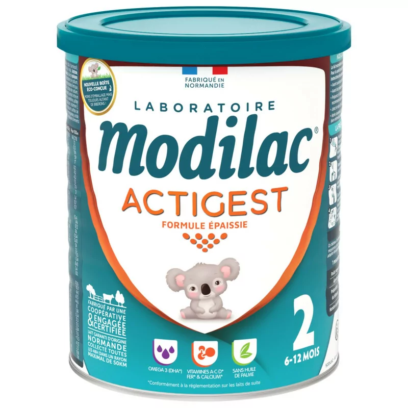 Modilac Actigest 2 Formule Epaissie 6-12 mois 800g