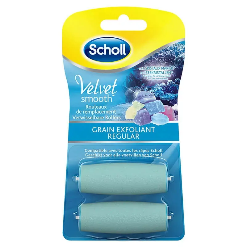 Scholl Velvet Smooth Rouleaux de Remplacement Grain Exfoliant X2 - Univers Pharmacie
