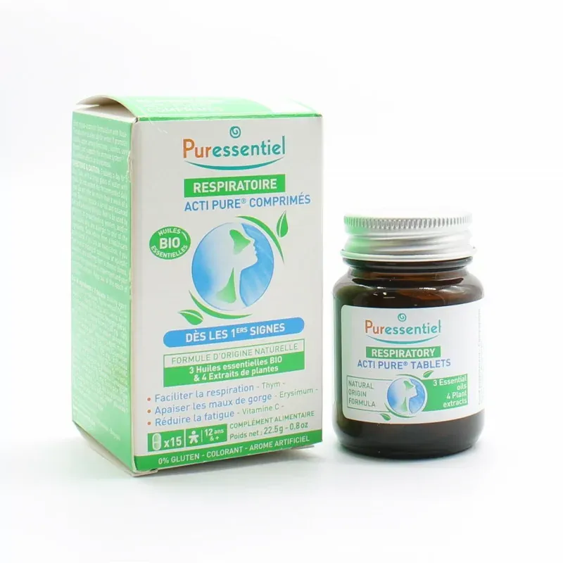 Puressentiel Respiratoire Actipure 15 comprimés - Univers Pharmacie