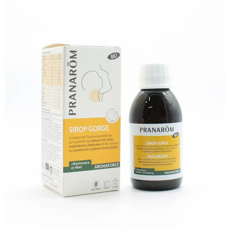 Pranarom Aromaforce Bio Sirop Gorge 150ml