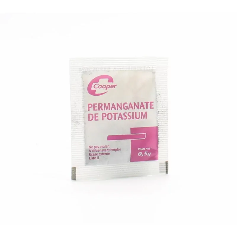 Cooper Permanganate de Potassium 0,50g - Univers Pharmacie