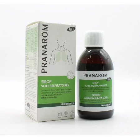 Pranarôm Aromaforce Bio Sirop Voies Respiratoires 225ml - Univers Pharmacie