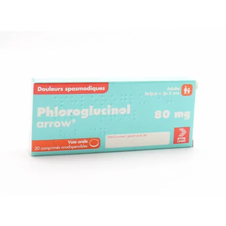 Phloroglucinol Arrow 80 mg 20 comprimés - Univers Pharmacie
