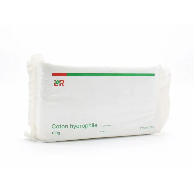 Lohmann&Rauscher Coton Hydrophile Accordéon Compact 100g