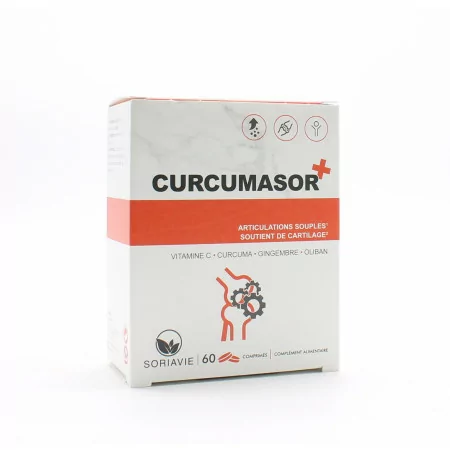 Soriavie Curcumasor+ 60 comprimés - Univers Pharmacie