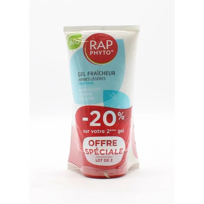 Rap Phyto Gel Jambes Légères 2X150ml - Univers Pharmacie