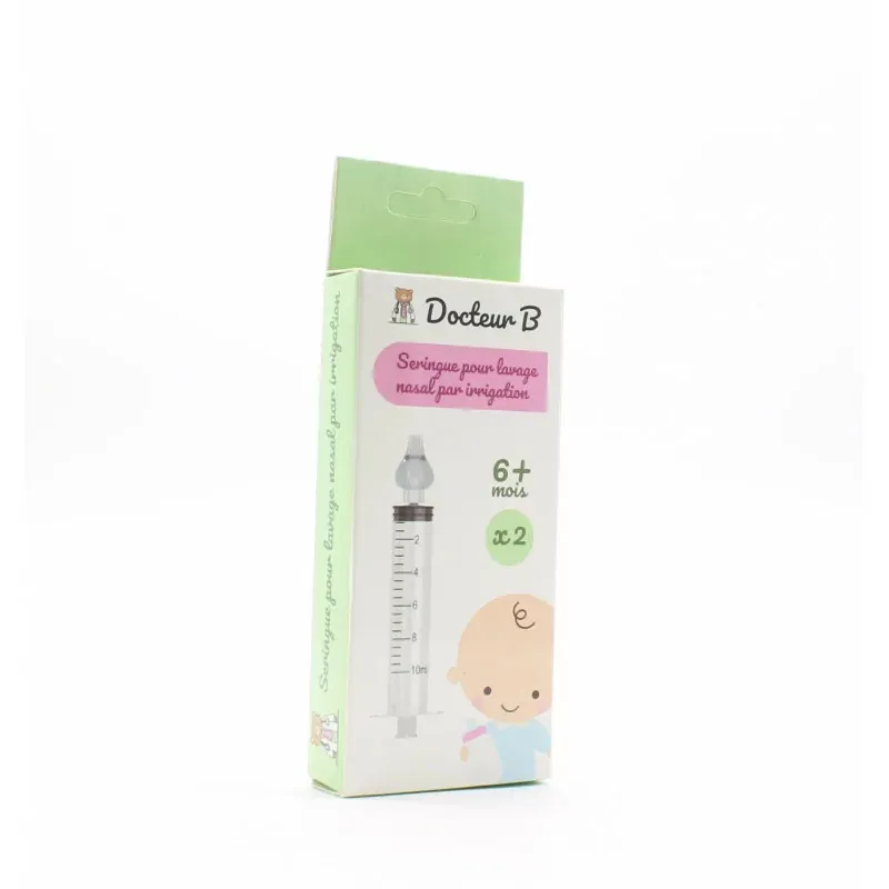 Docteur B Seringue pour Lavage Nasal 6+mois X2