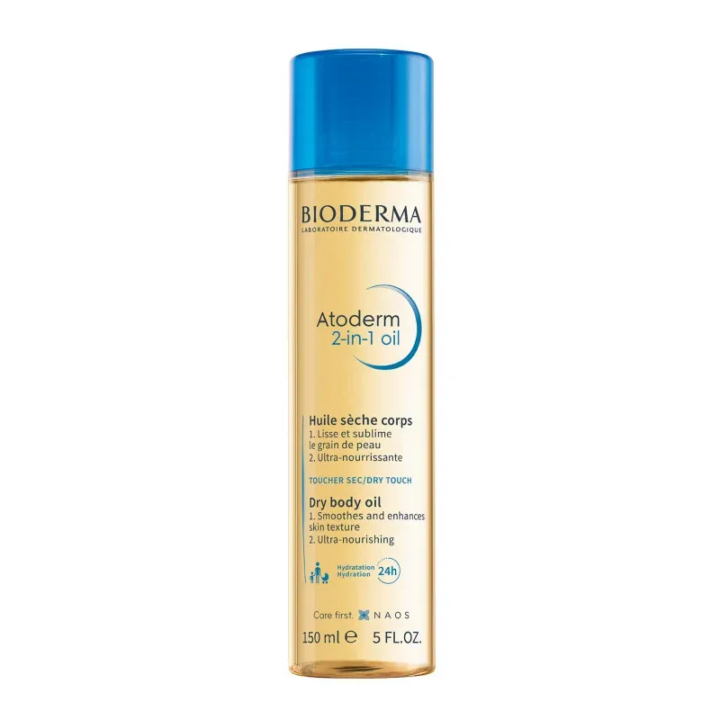 Bioderma Atoderm 2-en-1 Huile Sèche Corps 150ml - Univers Pharmacie