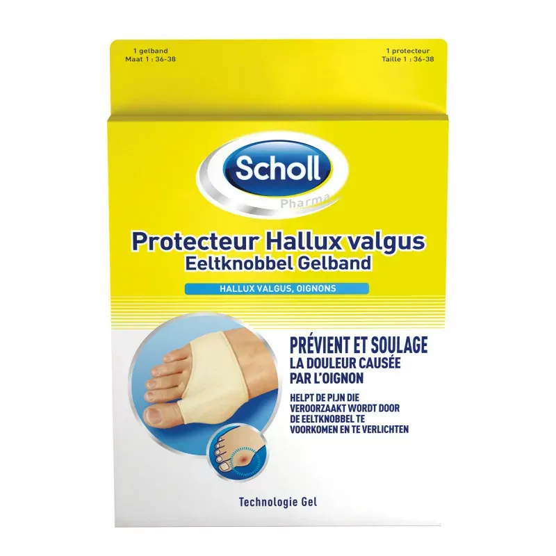 Scholl Protecteur Hallux Valgus Taille 1 - Univers Pharmacie