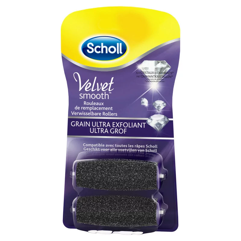 Scholl Velvet Smooth Rouleaux Grain Ultra Exfoliant X2 - Univers Pharmacie