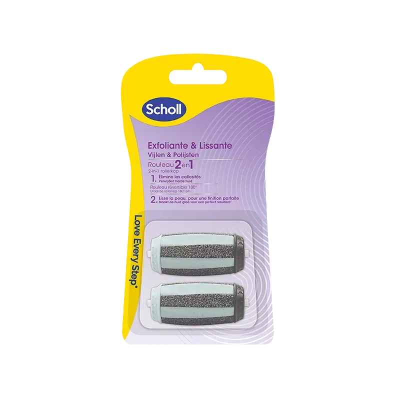 Scholl Rouleau 2 en 1 Exfoliante & Lissante X2