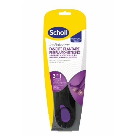 Scholl In-Balance Fasciite Plantaire Semelles Taille S - Univers Pharmacie