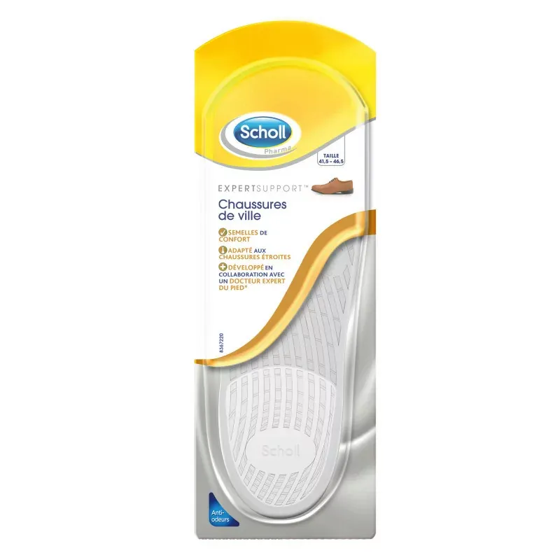 Scholl Expert Support Chaussures de Ville T41,5-46,5 - Univers Pharmacie