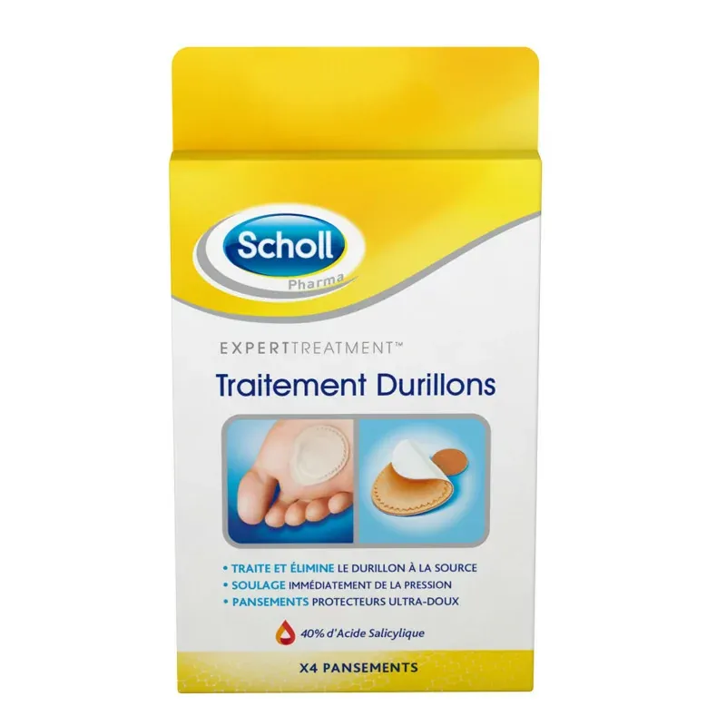 Scholl Traitement Durillons 4 pansements
