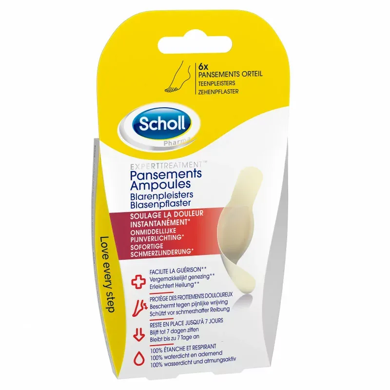 Scholl Expert Treatment Pansements Ampoules X6