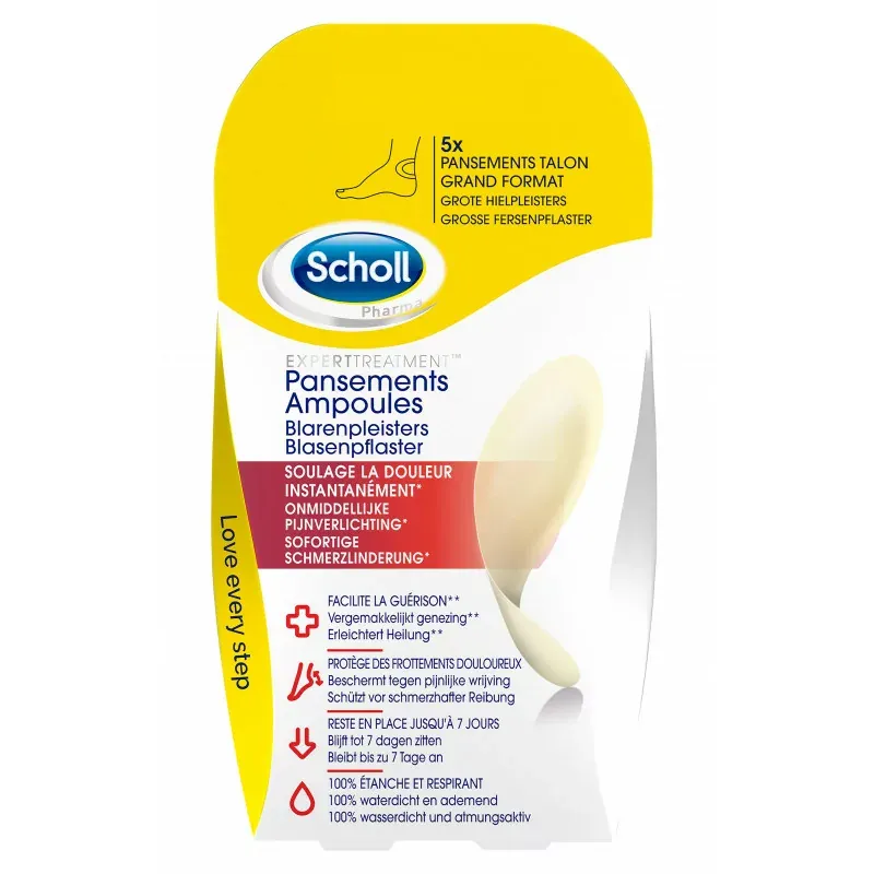Scholl Expert Treatment Pansements Ampoules Talons X6 - Univers Pharmacie