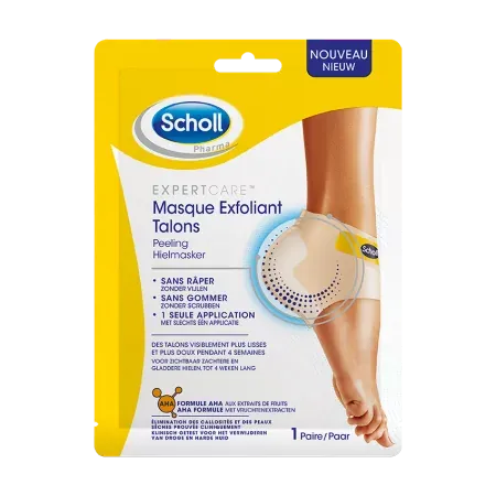 Scholl Expert Care Masque Exfoliant Talons 1 paire - Univers Pharmacie