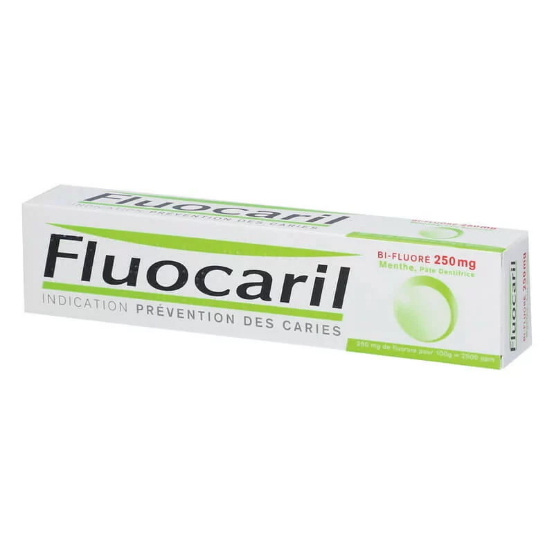 Dentifrice Fluocaril Bi-Fluoré 250mg Menthe 75ml - Univers Pharmacie