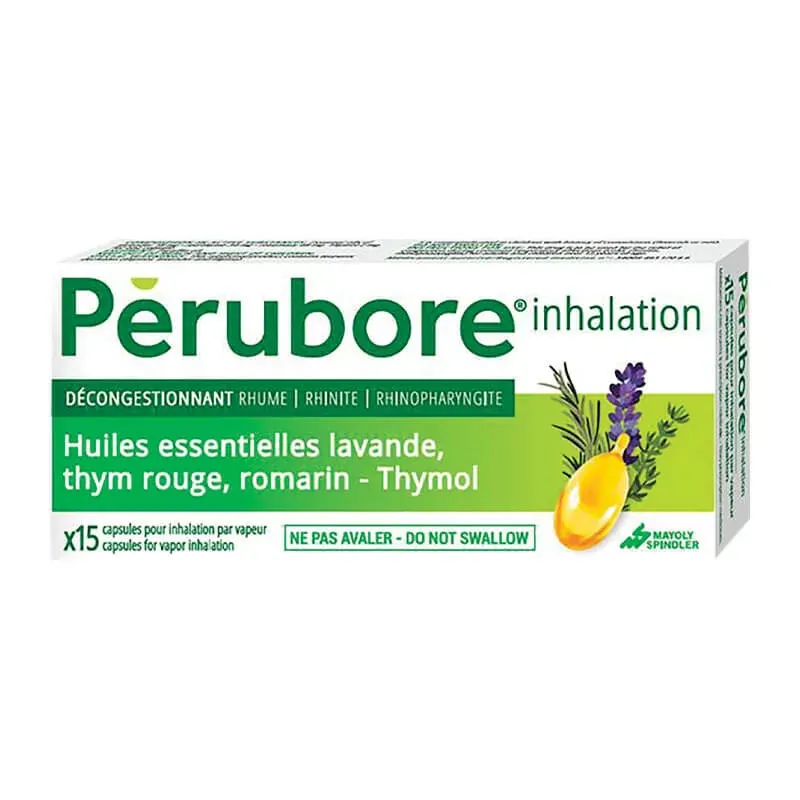 Pérubore Inhalation 15 capsules - Univers Pharmacie