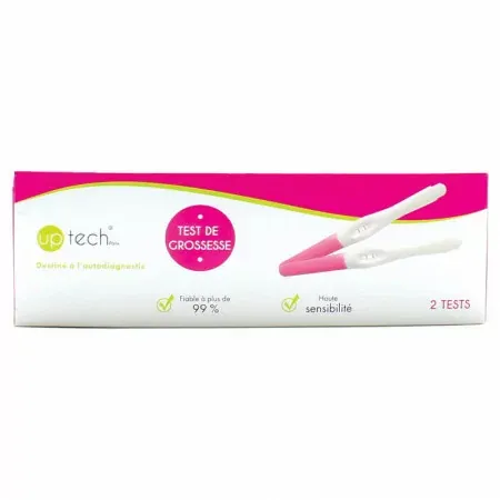Up Tech Test de Grossesse X2 - Univers Pharmacie