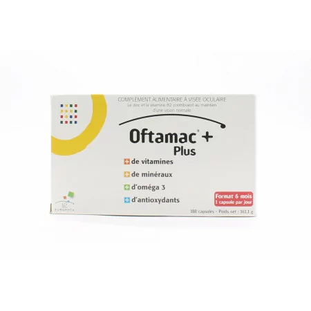 Oftamac Plus 180 capsules - Univers Pharmacie