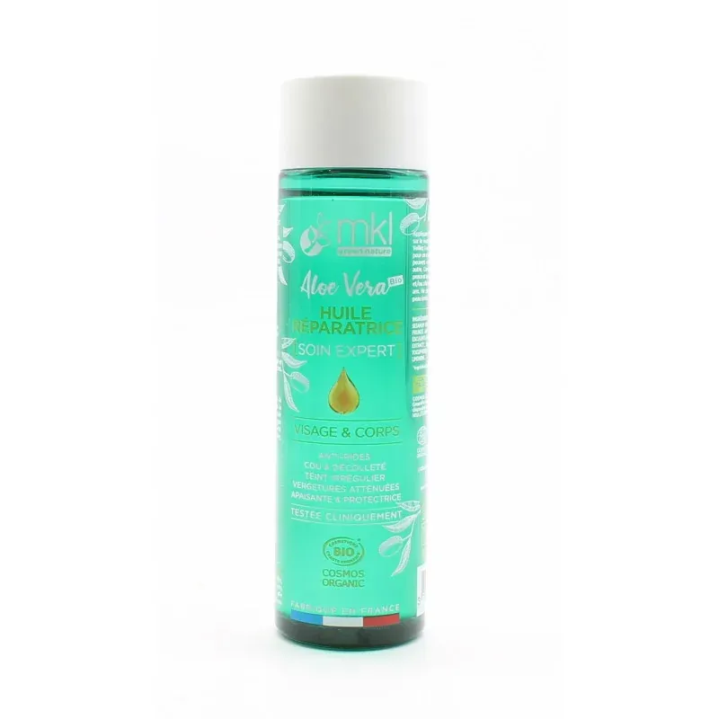 MKL Green Nature Aloe Vera Huile Réparatrice Soin Expert Visage & Corps 75ml - Univers Pharmacie