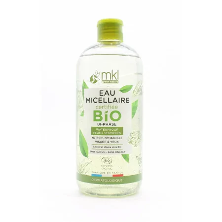 MKL Green Nature Eau Micellaire Bio Bi-Phase Waterproof 500ml - Univers Pharmacie