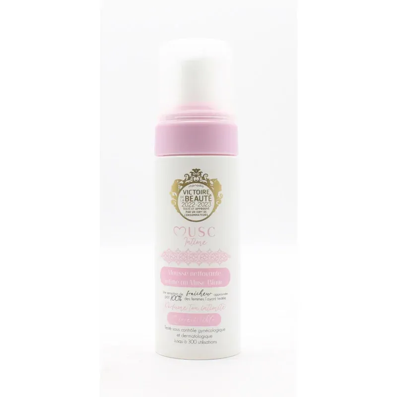 Musc Intime Mousse Nettoyante Intime Musc Blanc 150ml - Univers Pharmacie