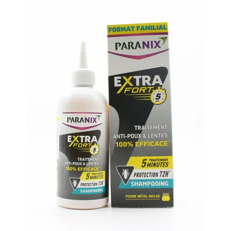 Paranix Extra Fort Shampooing Anti-poux & Lentes 300ml - Univers Pharmacie